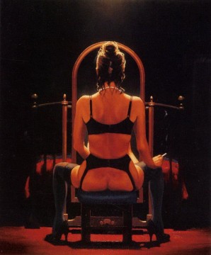 Jack Vettriano Painting - espalda del desnudo Contemporáneo Jack Vettriano
